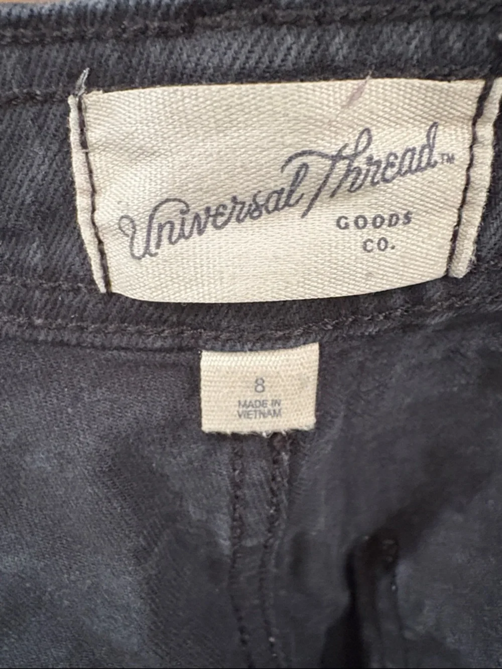 Universal Thread Women's High-Rise Sailor Wide Leg Ankle Jeans - Black - Picture 5 of 9